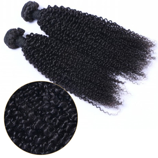 EMEDA Malaysian kinky curly machine wefting hair extensions wholesale QM016